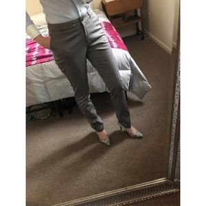 H&M Straight Cut Grey Trousers